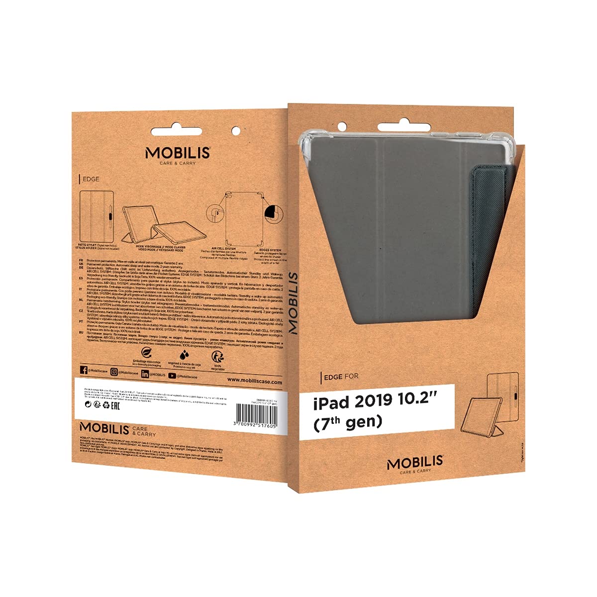Mobilis ACTIV+ Edge iPad 10,2 Hülle 2019 Stoßschutz