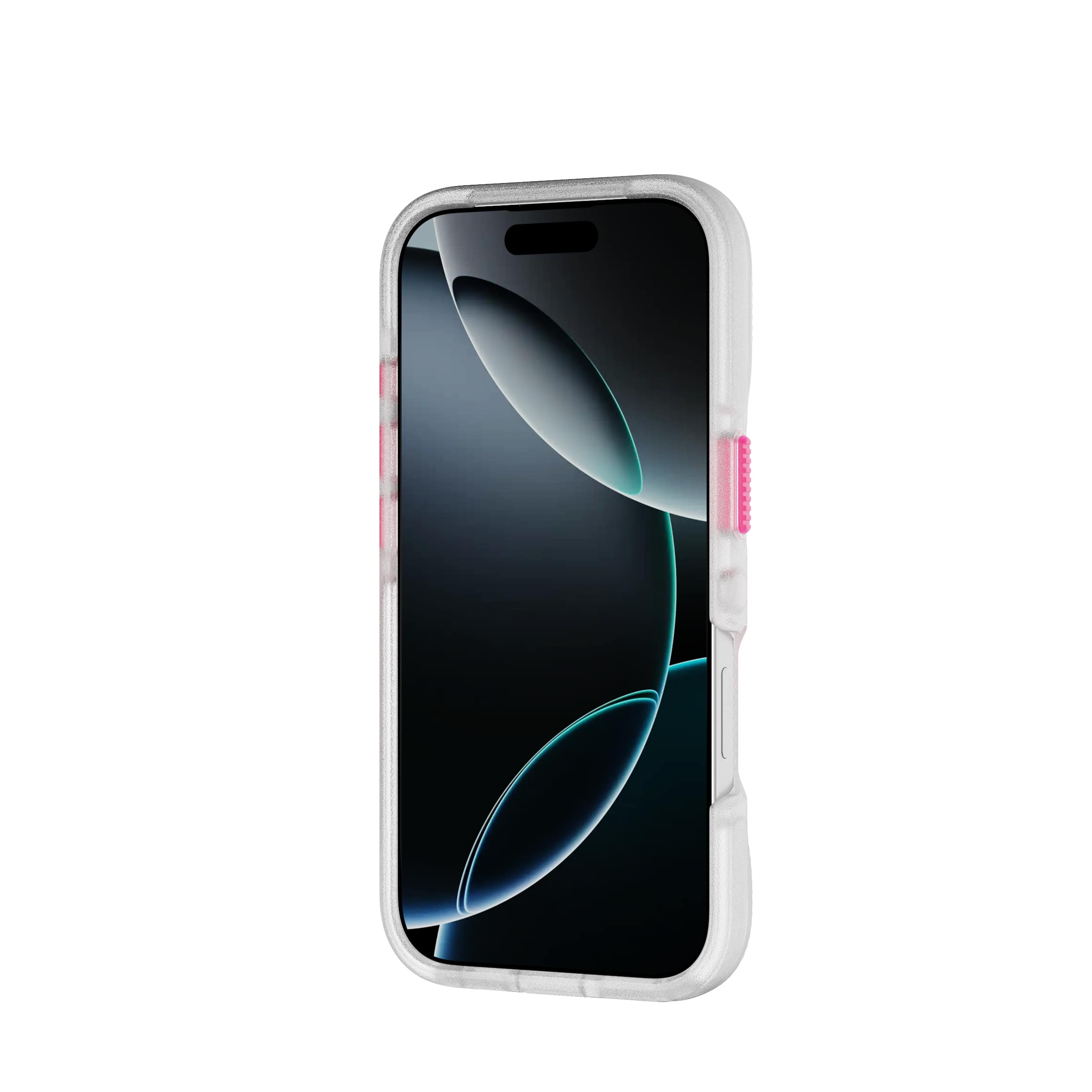 Tech21 FlexPro iPhone 16 Pro Hülle MagSafe Neon Pink/Orange Glow