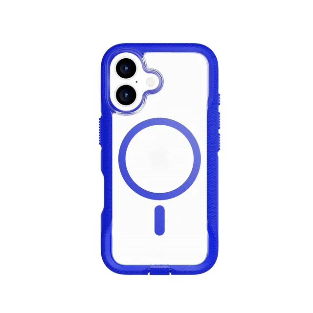 Tech21 EvoPro iPhone 16 Handyhülle Clear Blue MagSafe