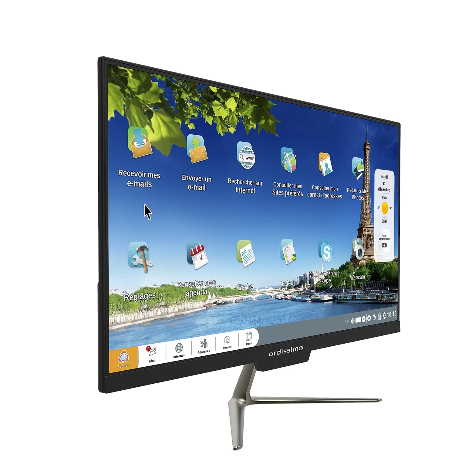 ORDISSIMO Ordinateurs Clara 2 All-in-One PC 23,8" Senioren