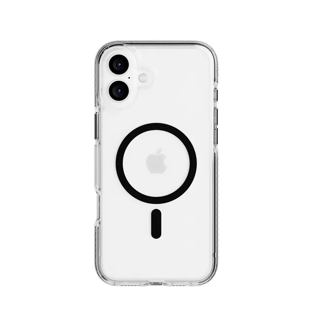 Tech21 EvoCrystal iPhone 16 Plus Hülle MagSafe Schwarz 4,9m Schutz
