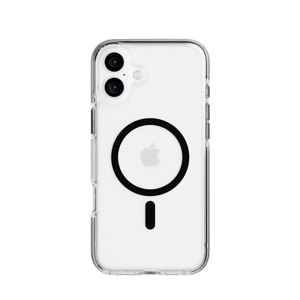 Tech21 EvoCrystal iPhone 16 Plus Hülle MagSafe Schwarz 4,9m Schutz