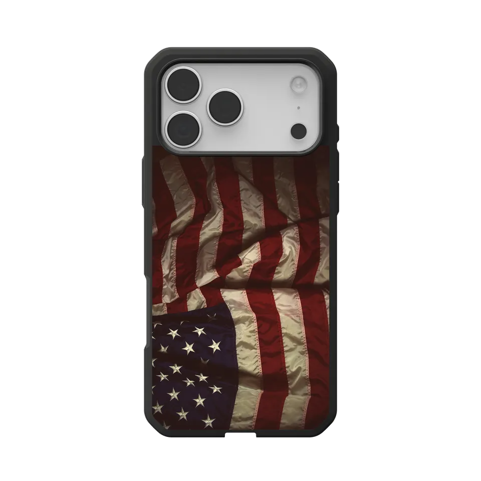 UAG Civilian LT iPhone 17 Pro Max Hülle Vintage Flag MagSafe