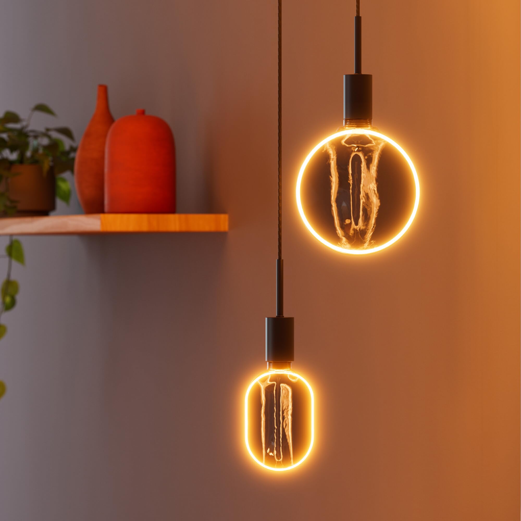 ams OSRAM Vintage 1906 Globe 100 LED Smoke E27