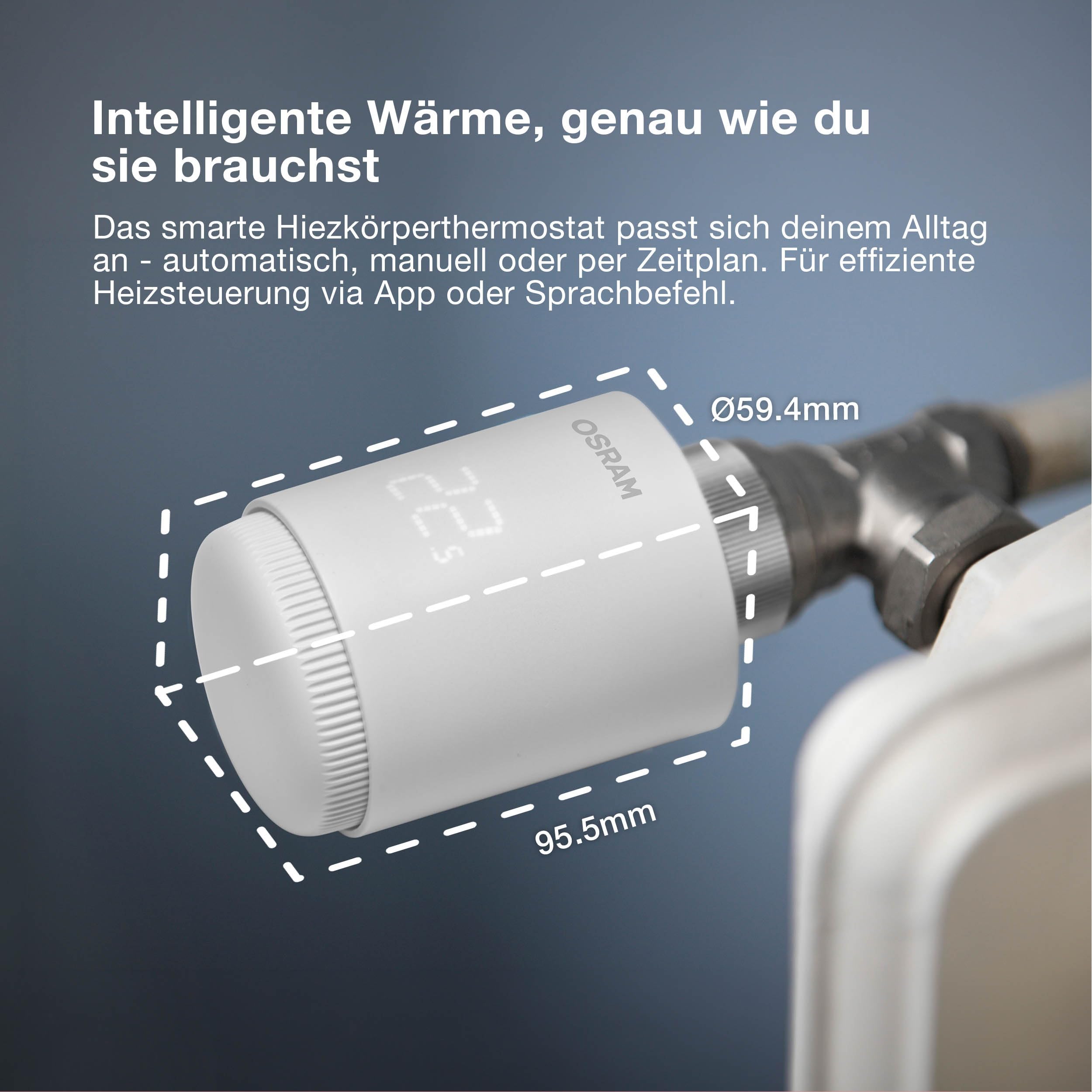 ams OSRAM SMART+ Radiator Thermostat Gen2 WiFi 3er Pack