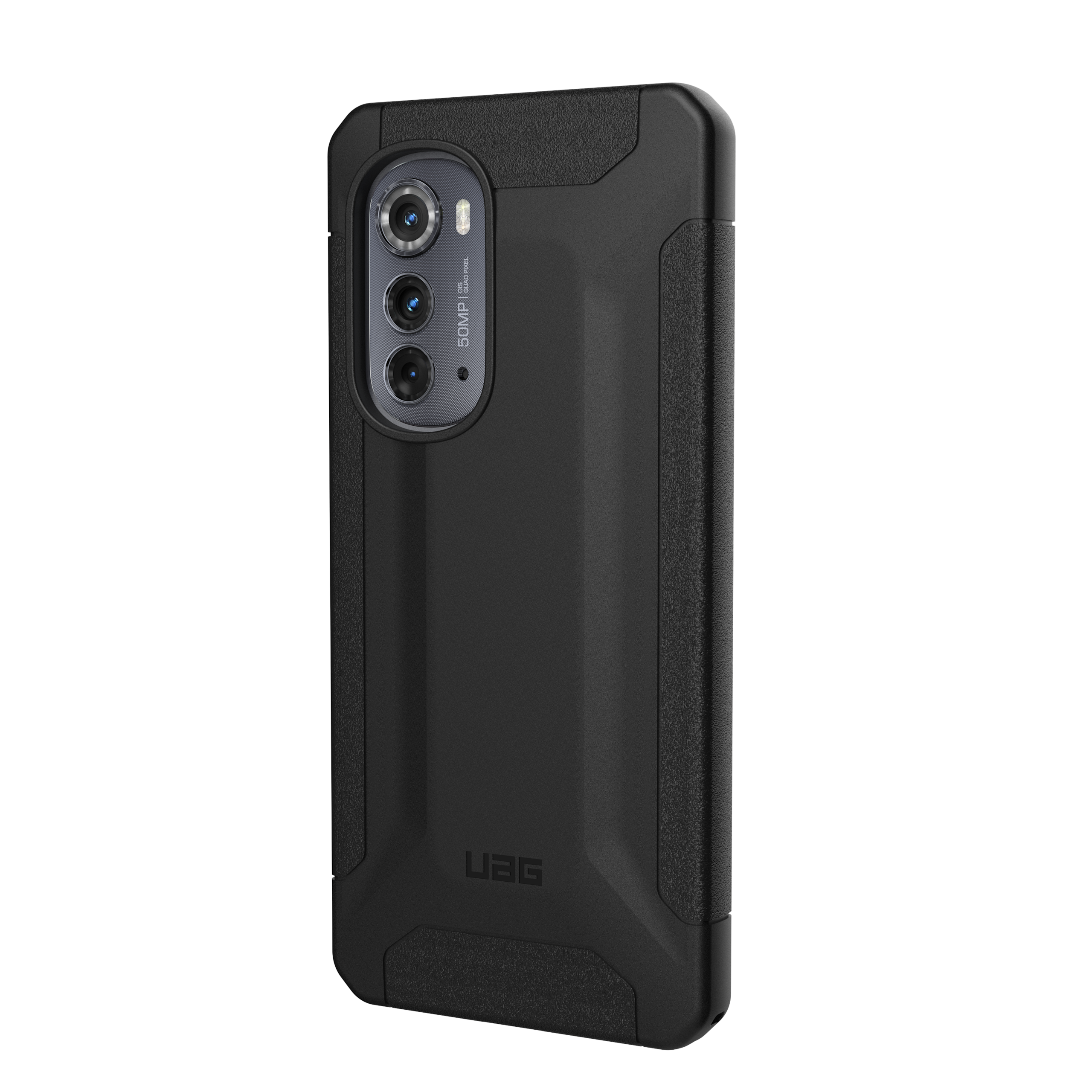 UAG Scout Moto Edge 5G 2022 Handyhülle schwarz stoßfest