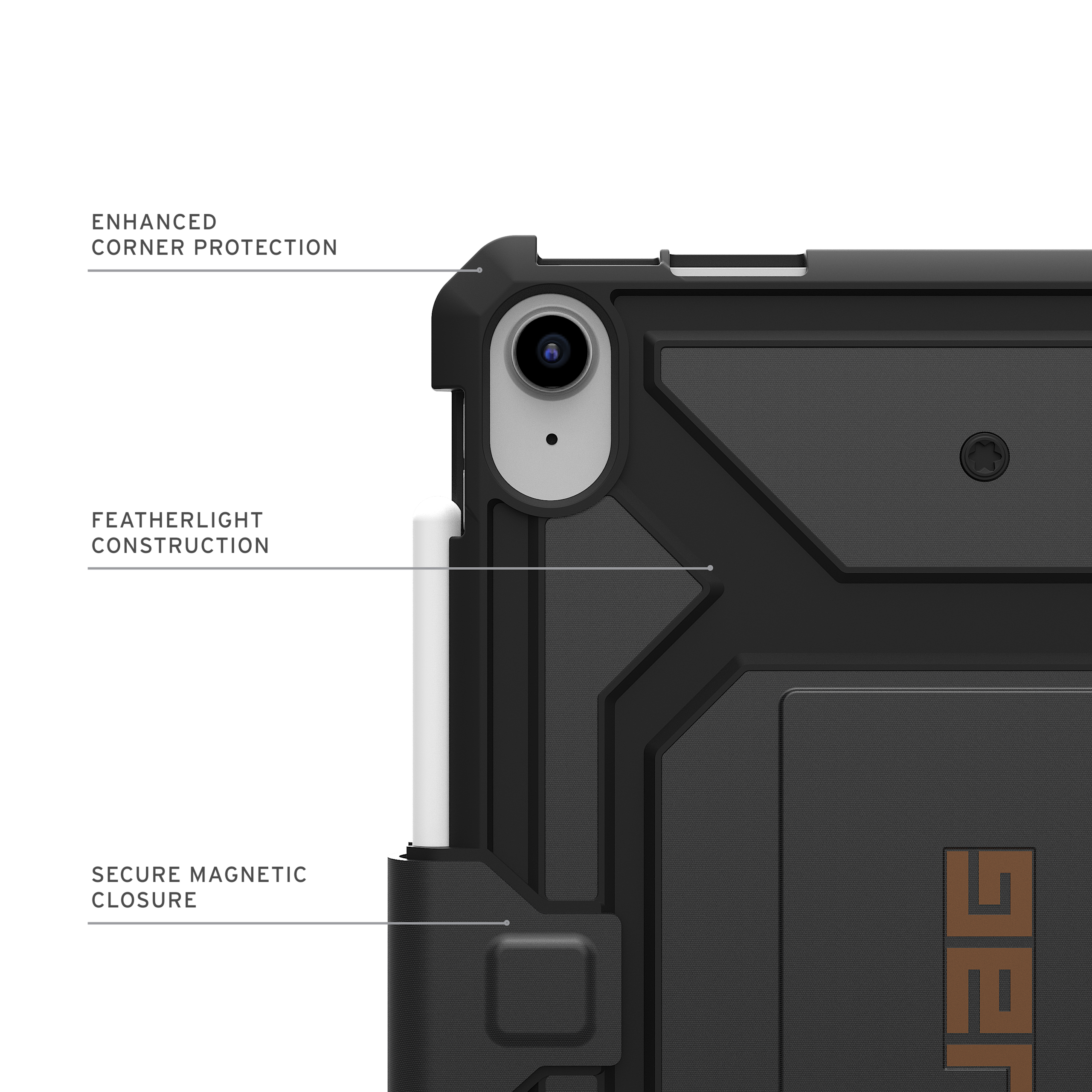 UAG Metropolis SE iPad 11" A16 Folio-Hülle mit Ständer