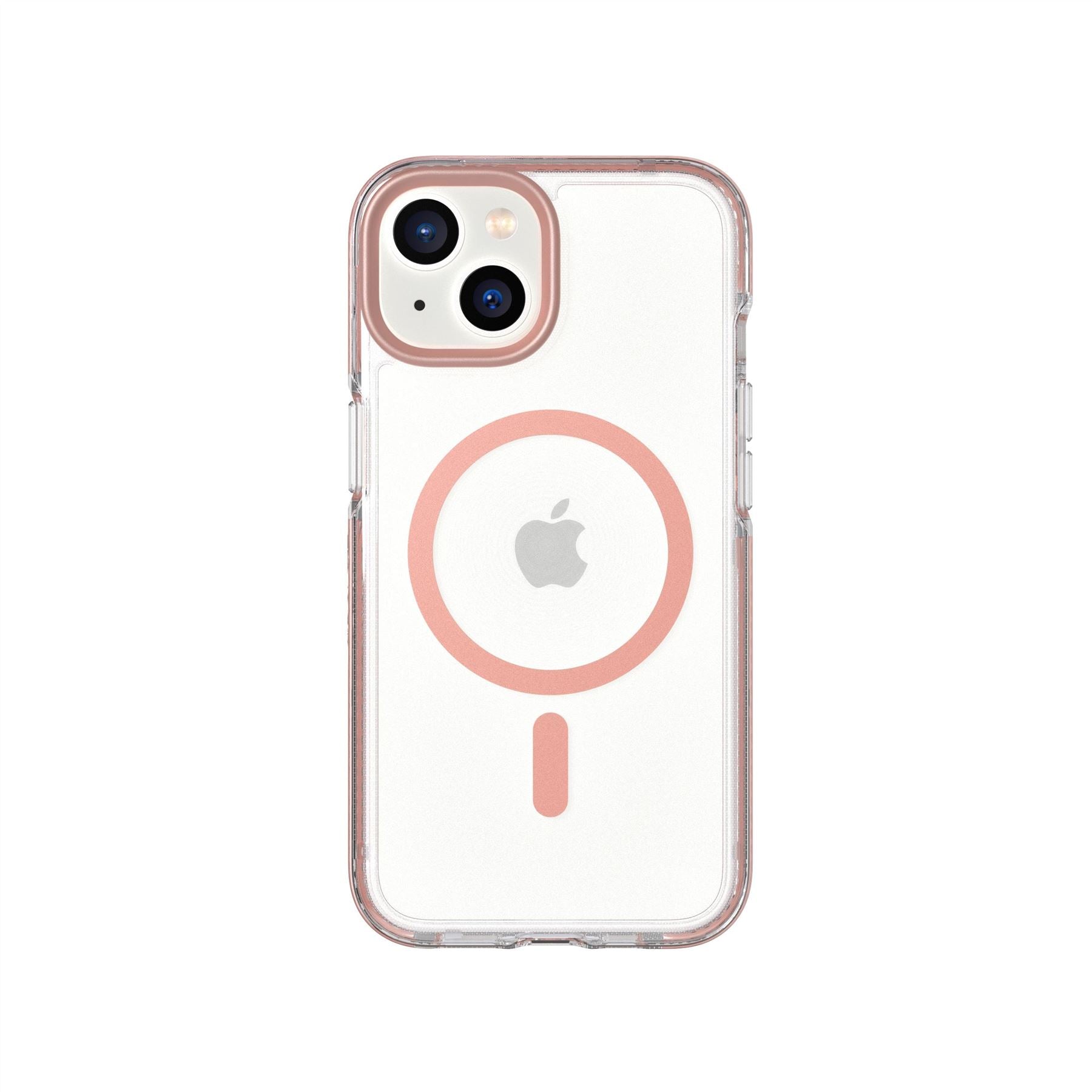 Tech21 EvoCrystal iPhone 15/14/13 Hülle Clear Rose Gold