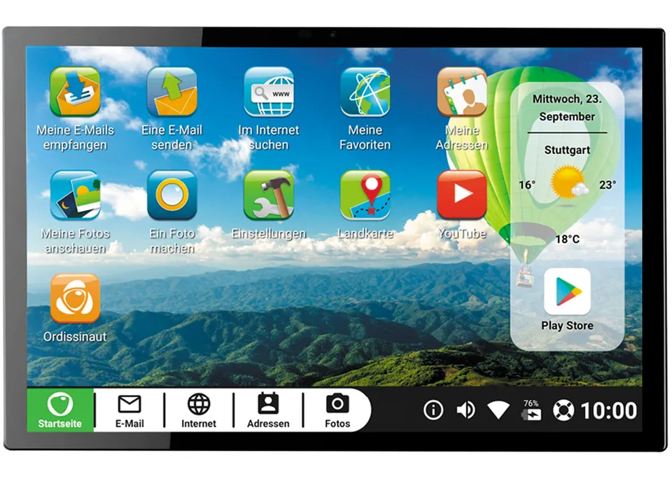 Ordissimo Tablettes Celia Tablet 10 Zoll Senioren Silber
