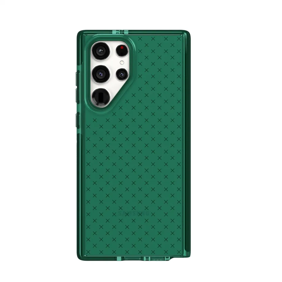 Tech21 Evo Check Galaxy S22 Ultra Hülle Opal Green S Pen