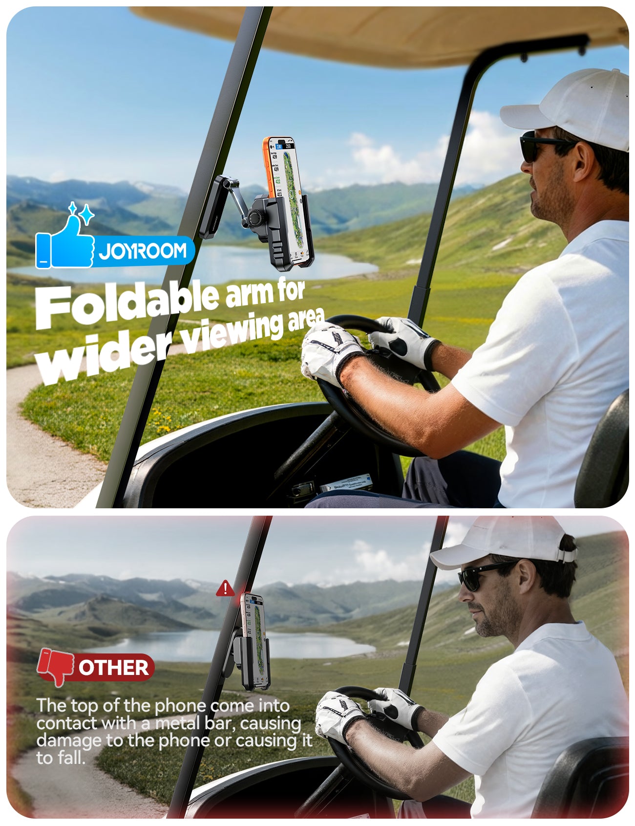 JOYROOM JR-ZS523 Handyhalter Magnetisch Golfcart 360°