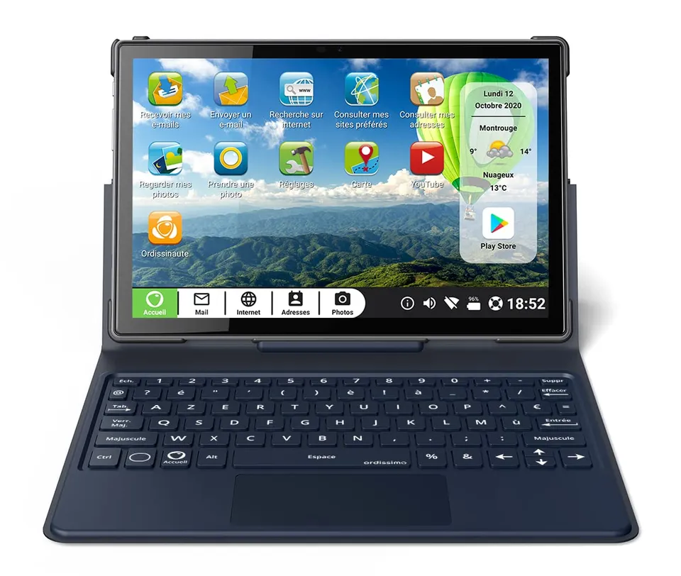 Ordissimo Accessoires ART0421 Tablet Tastaturhülle Celia faltbar