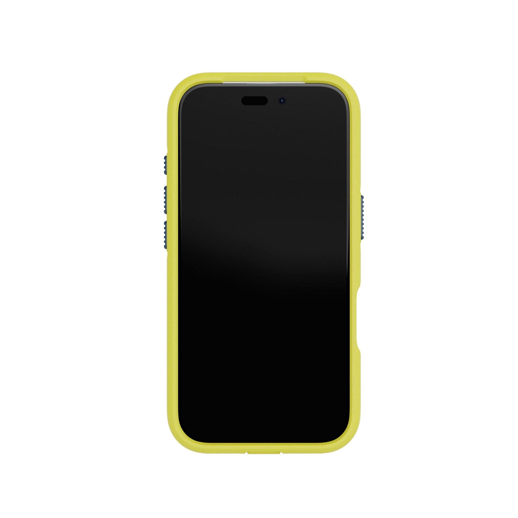Tech21 EvoPro iPhone 16 Hülle Navy/Yellow Robust