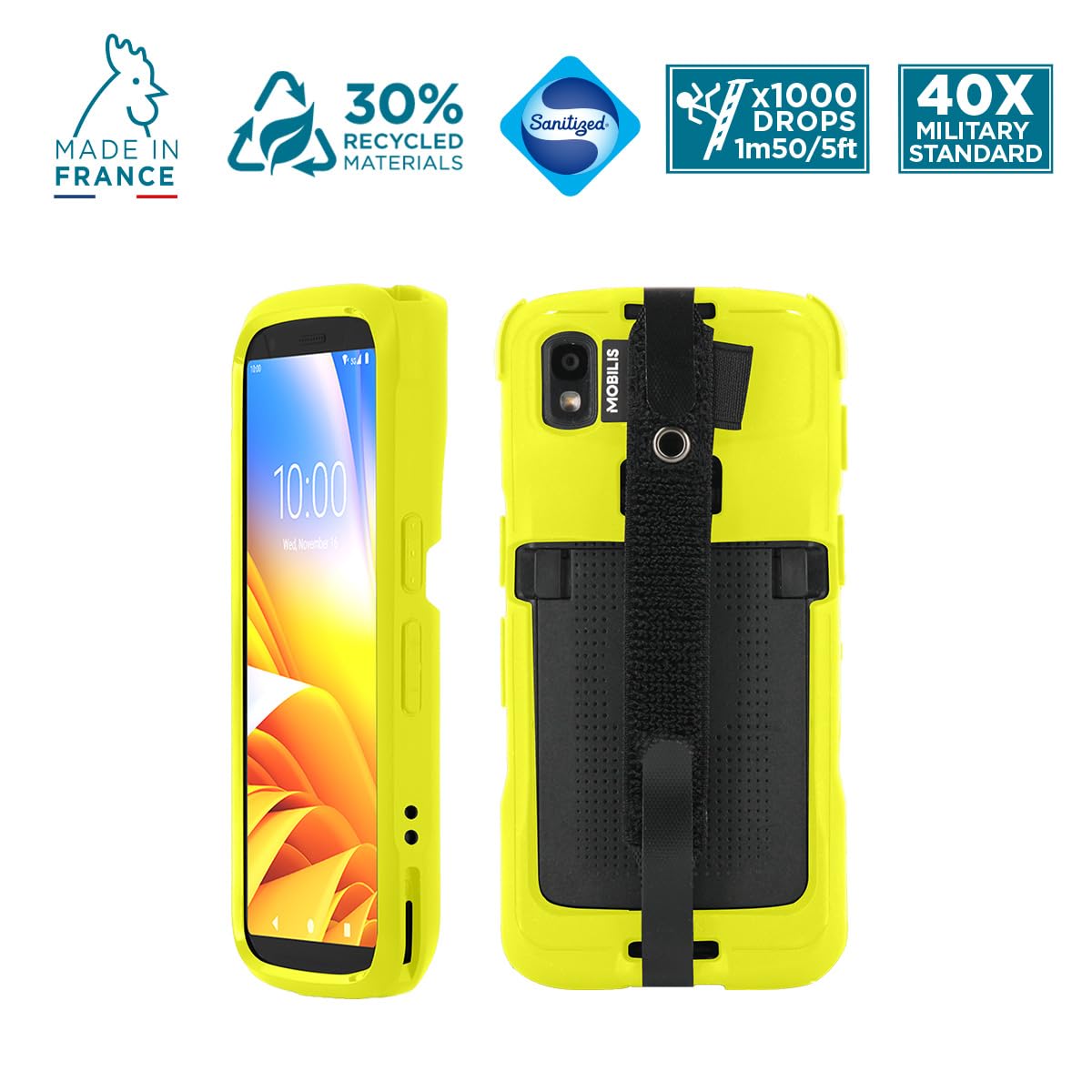 Mobilis PROTECH Zebra TC22 TC27 Hülle gelb Handschlaufe