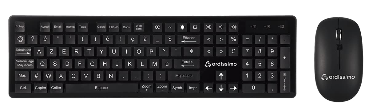 ORDISSIMO ART0407 Tastatur Maus Set Kabellos Senioren