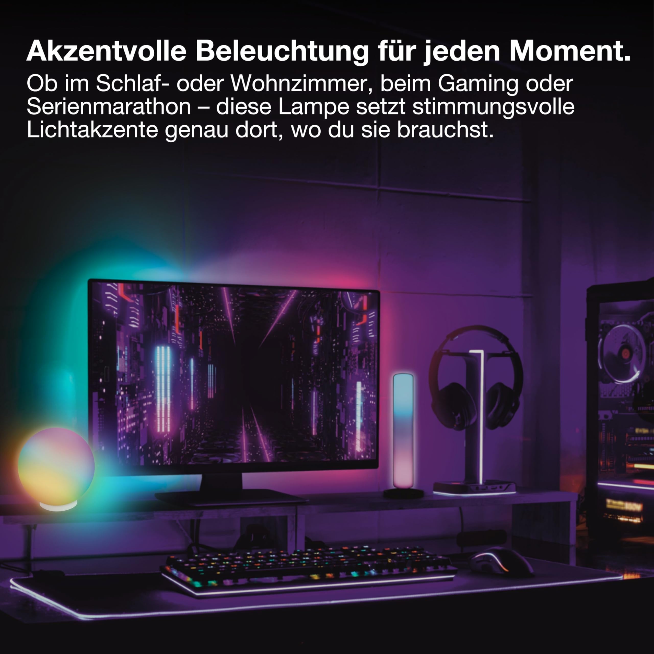Osram SMART+ Wifi Ball Light Tischleuchte 5W 7-8cm RGB