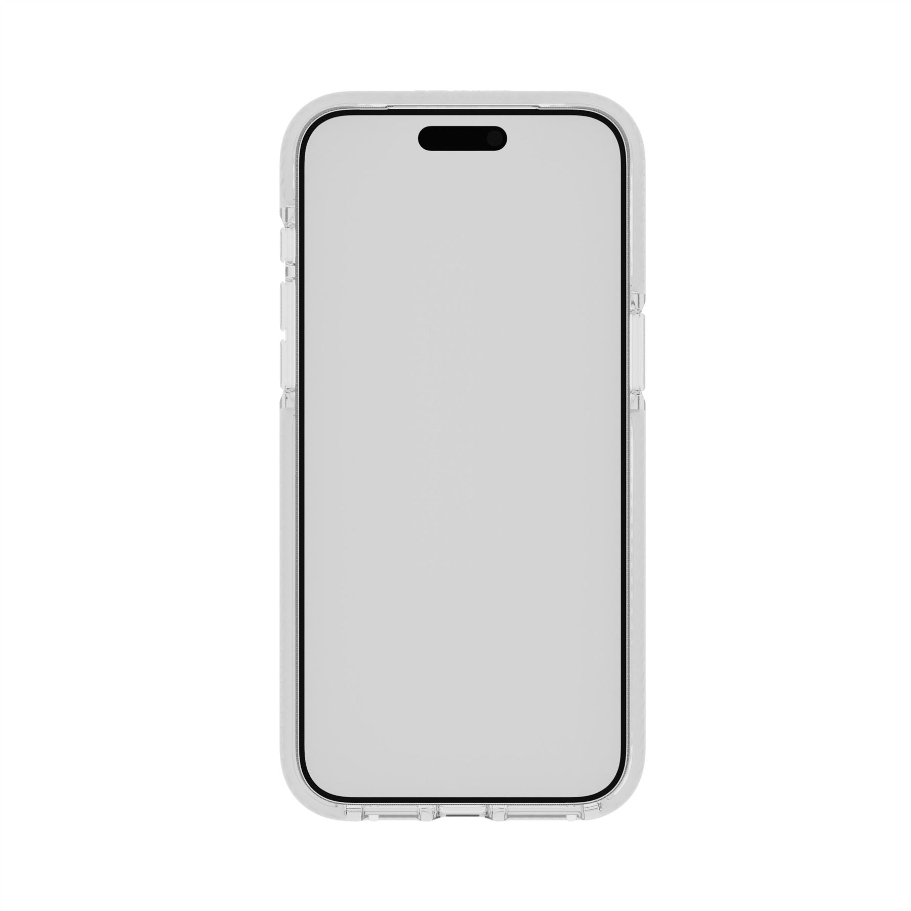 Tech21 EvoCrystal iPhone 15 Pro Max MagSafe Hülle White Titanium klar