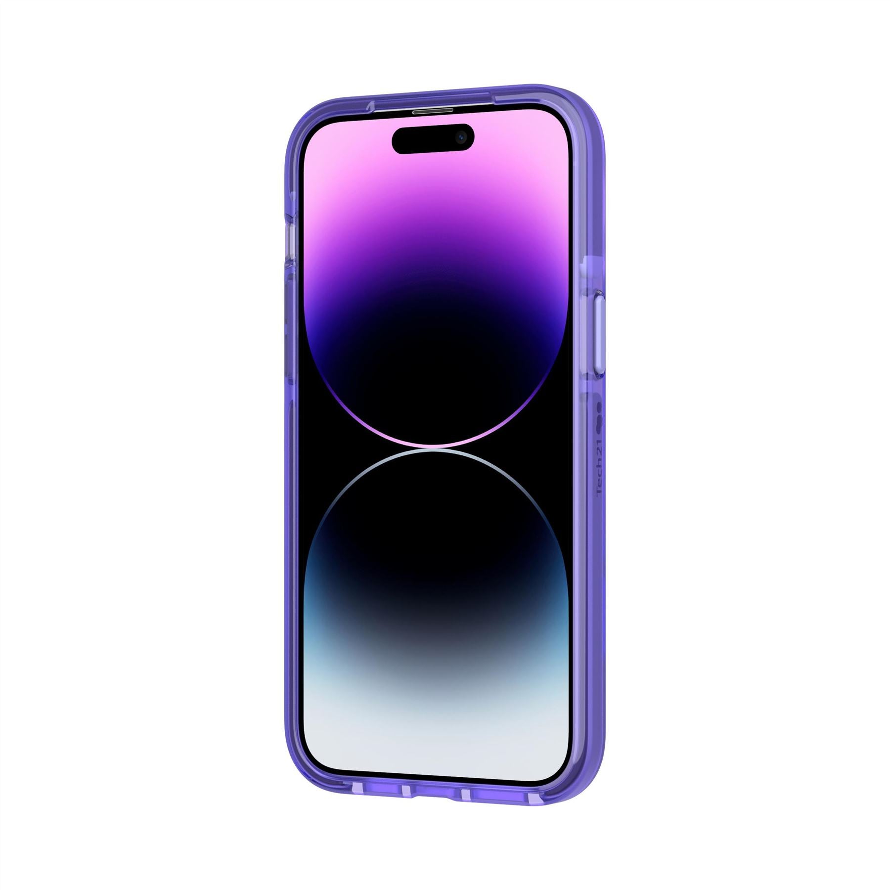 Tech21 EvoCheck iPhone 14 Pro Max Hülle MagSafe Lila Fallschutz
