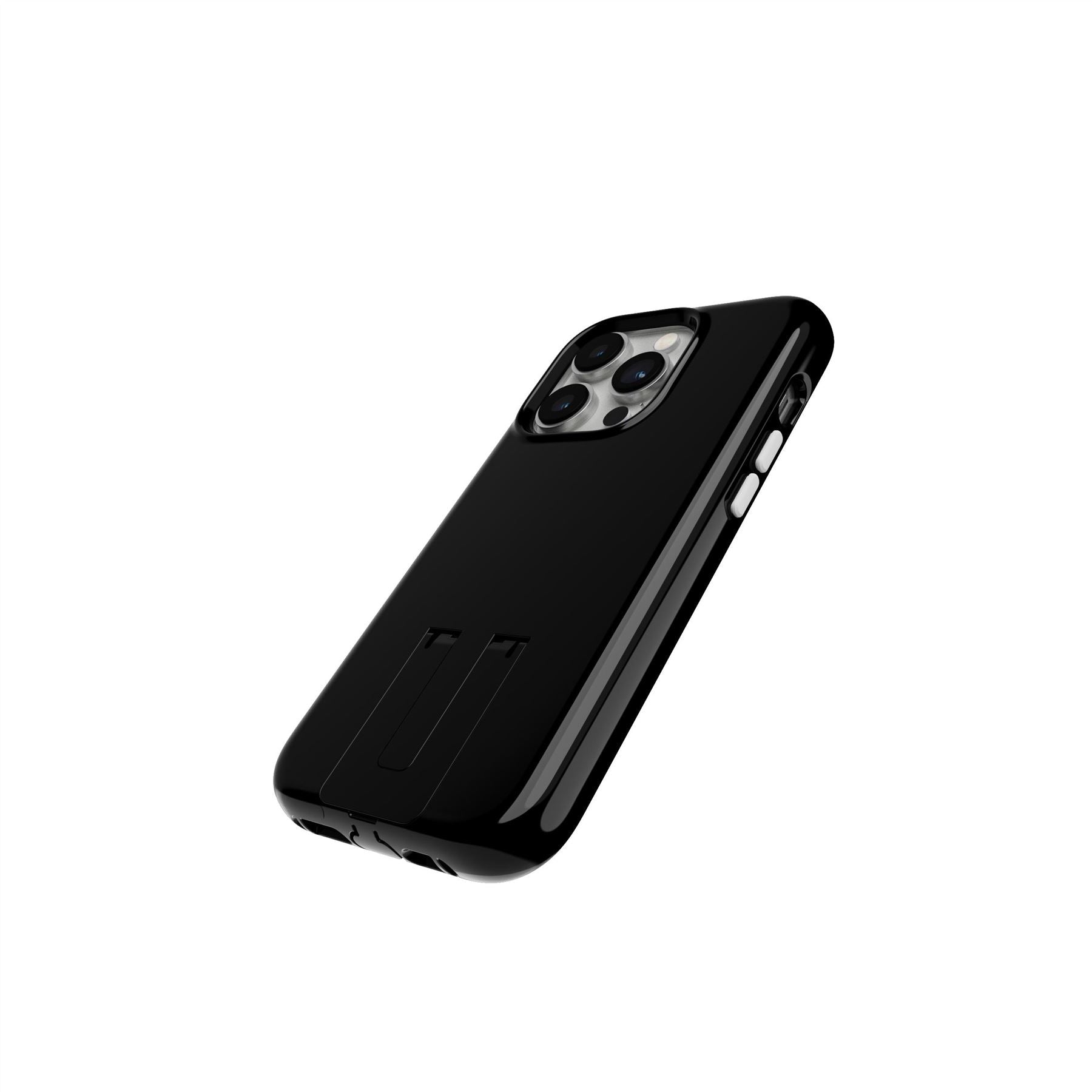 Tech21 EvoCrystal Kick iPhone 14 Pro Hülle Obsidian Black MagSafe