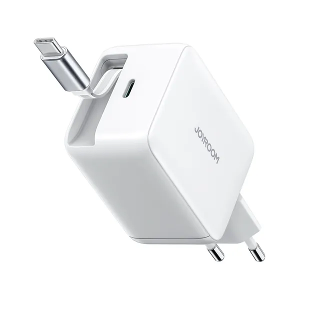 JOYROOM JR-TCL06 67W GaN Ladegerät weiß mit Kabel