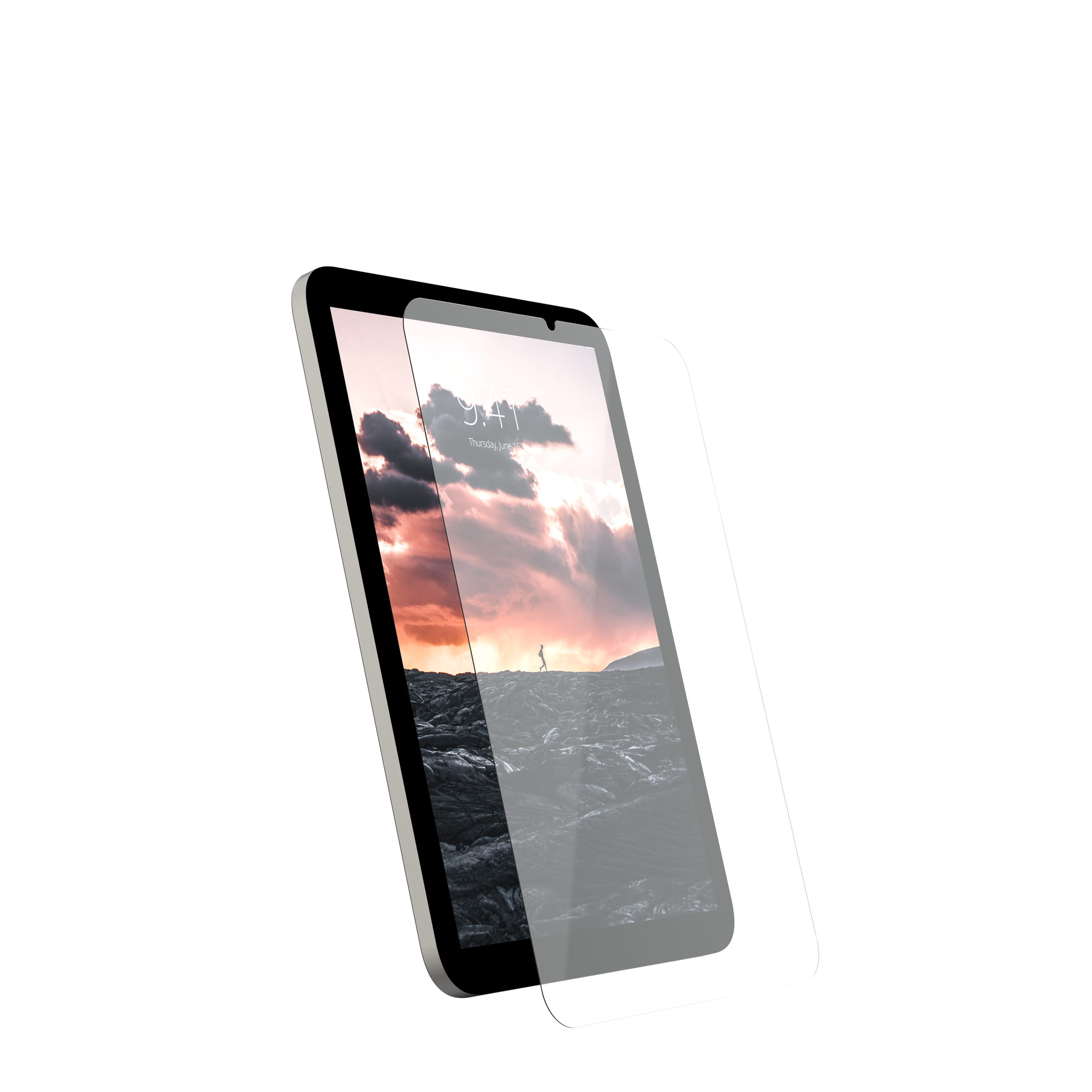 UAG Standard Issue iPad mini 6 Displayschutz Glas klar