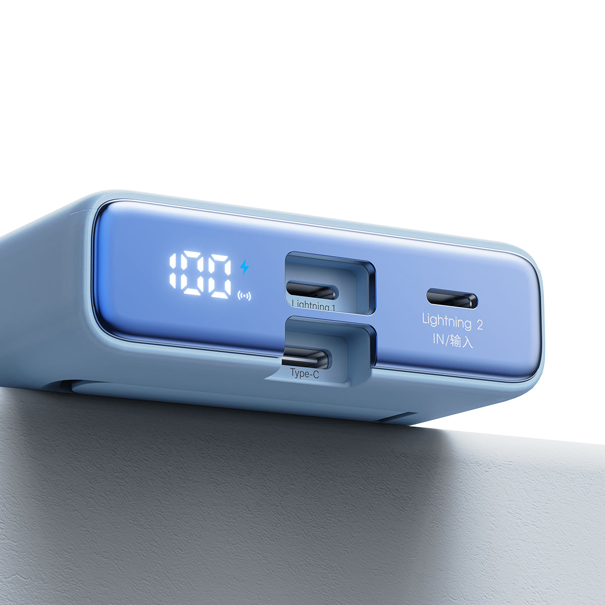 JOYROOM JR-PBM01 20W Magnet-Powerbank 10000mAh Schwarz mit Kabel