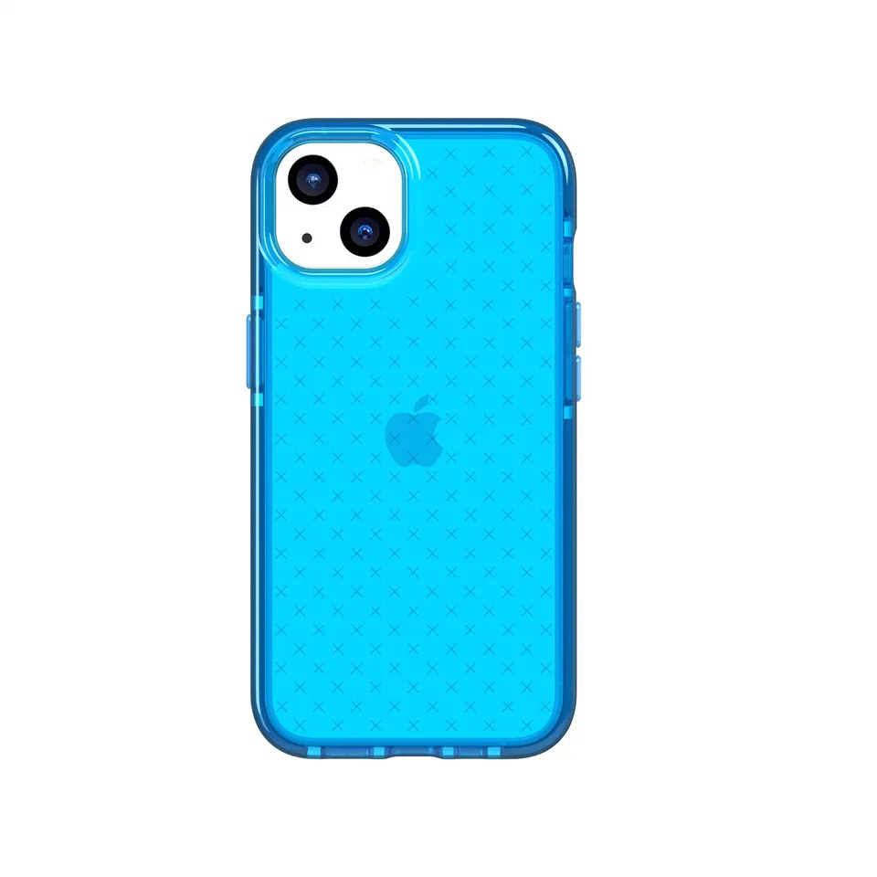 Tech21 EvoCheck iPhone 13 Hülle Classic Blue Fallschutz
