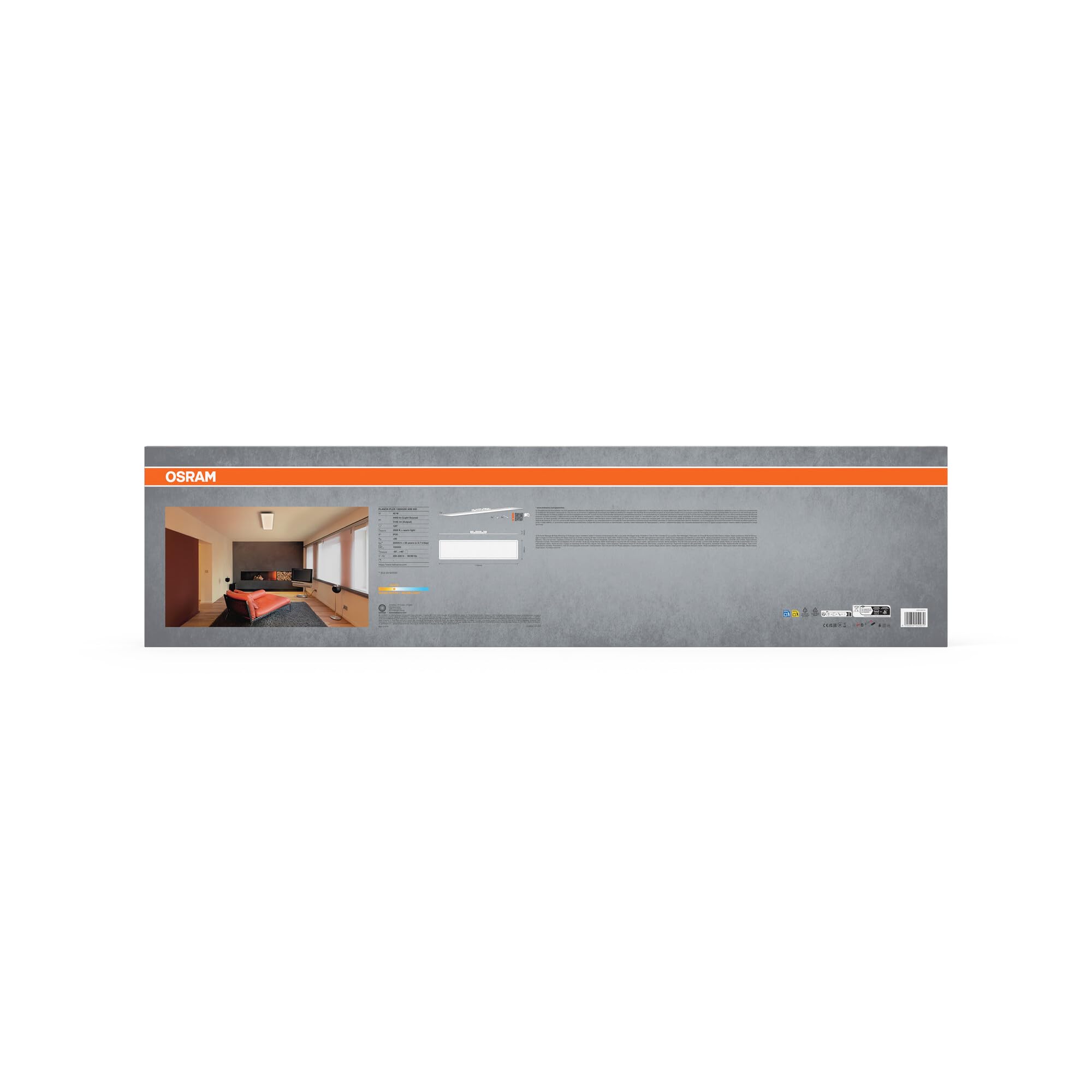 ams OSRAM SMART+ Planon Plus Deckenleuchte 120x30cm 36W 3000K