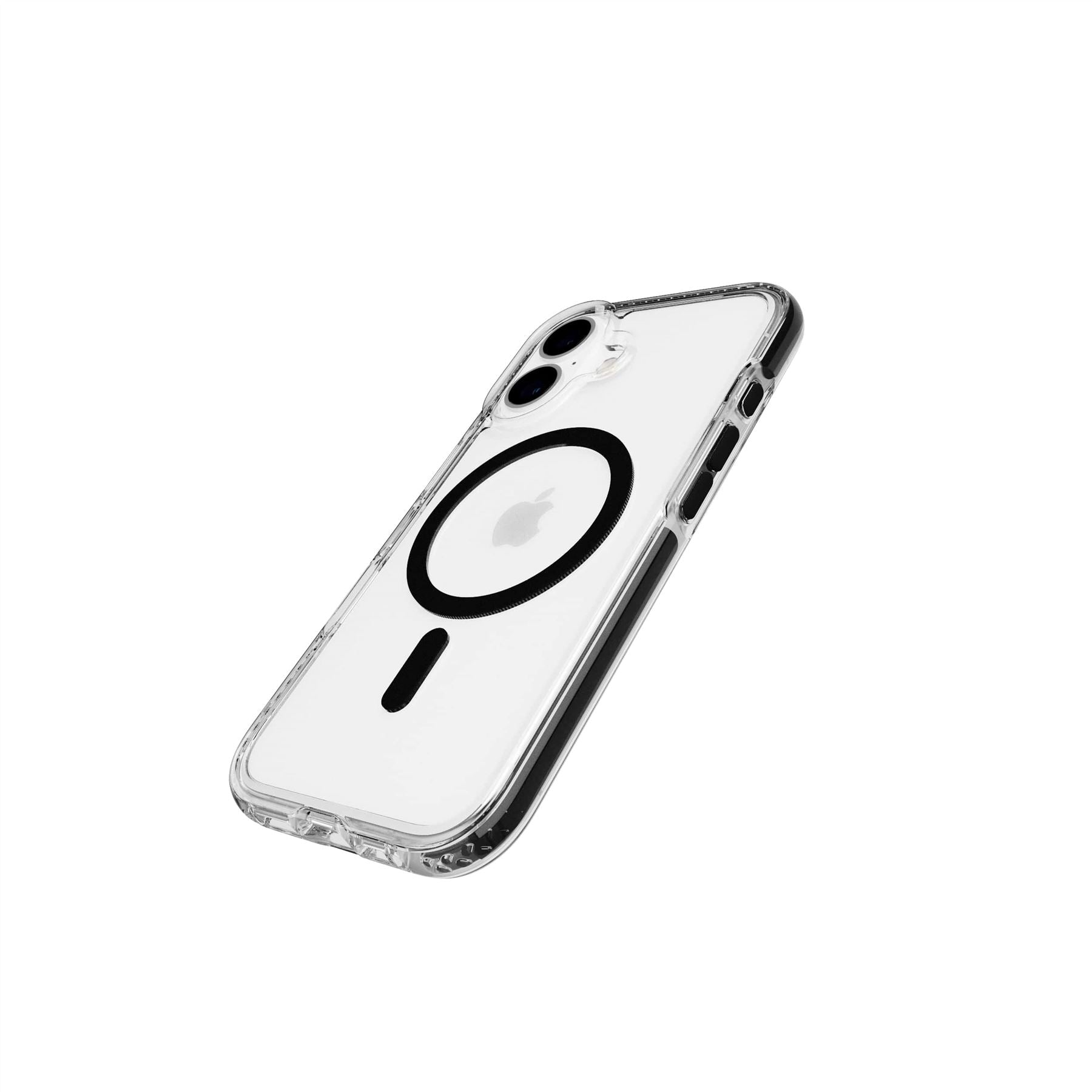Tech21 EvoCrystal iPhone 16 Handyhülle Schwarz MagSafe