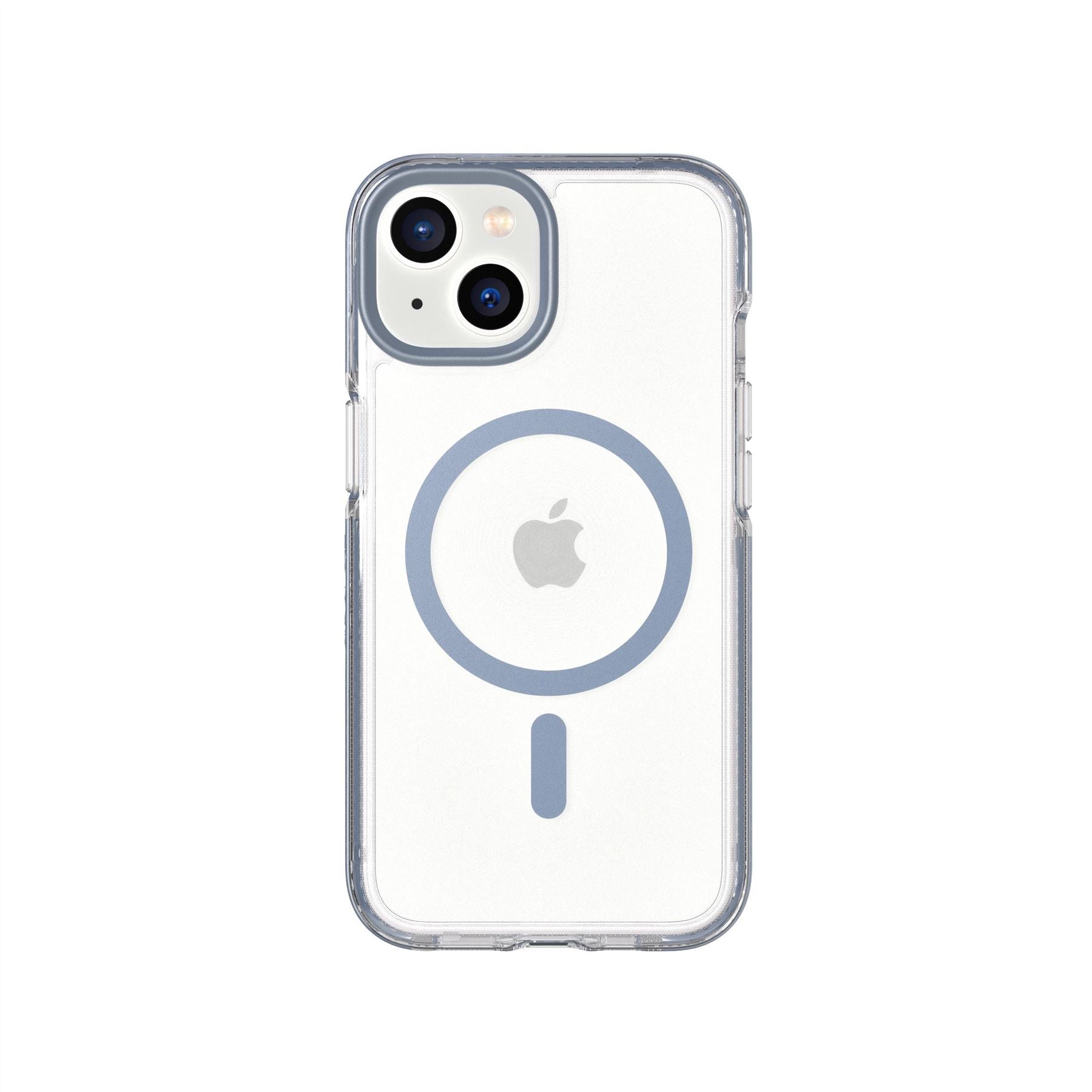 Tech21 EvoCrystal MagSafe Hülle Clear Steel Blue iPhone