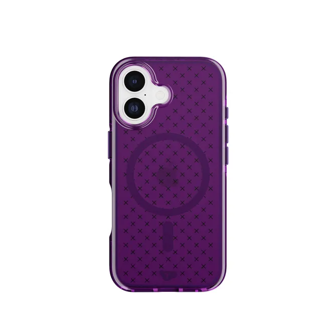 Tech21 EvoCheck MagSafe iPhone 17 Hülle Kindred Purple Fallschutz