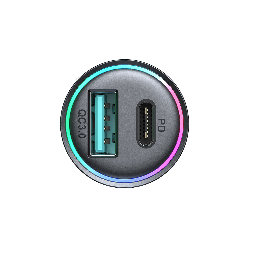 JOYROOM JR-CCN04 Auto Ladegerät 60W Metall Schwarz USB-C