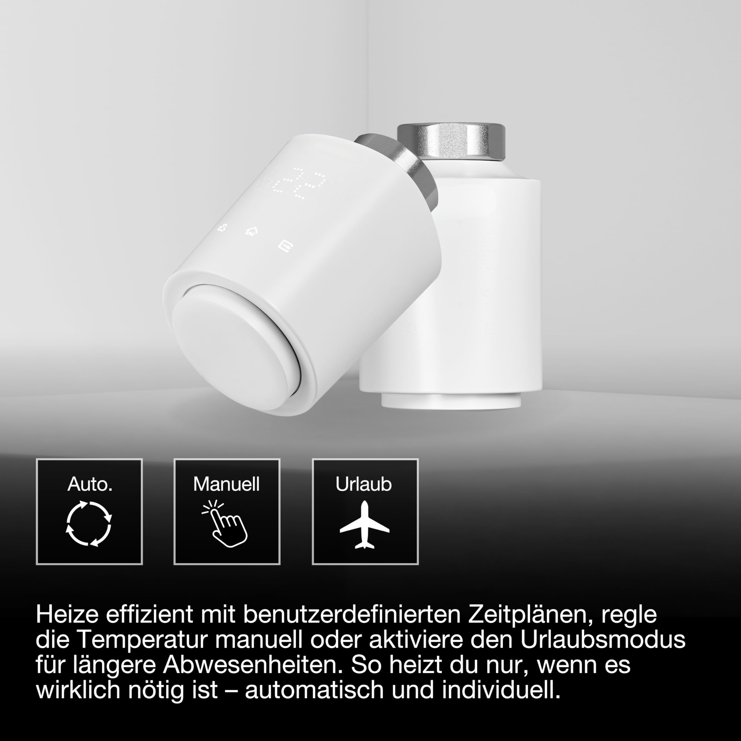 OSRAM SMART+ Heizkörperthermostat WLAN weiß 3er-Pack Alexa