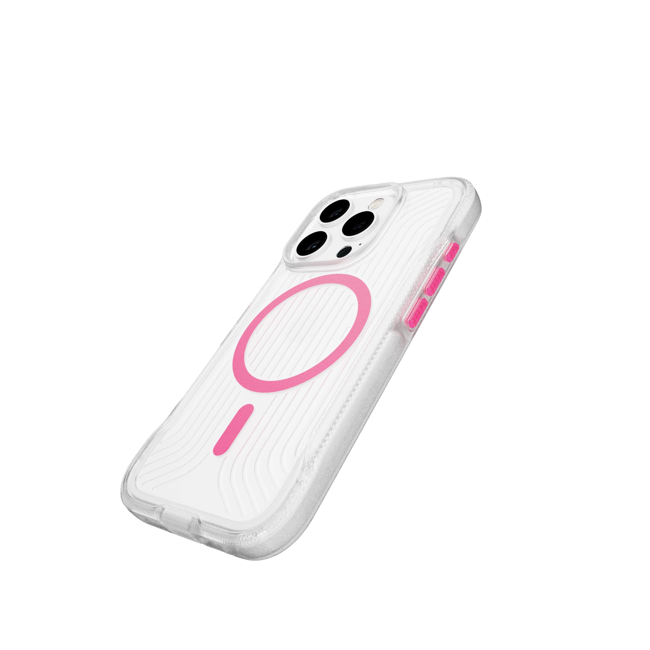 Tech21 FlexPro iPhone 16 Pro Hülle MagSafe Neon Pink/Orange Glow