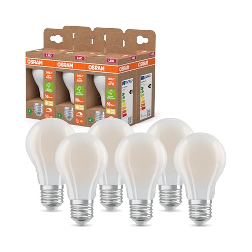 ams OSRAM SMART+ Classic A60 LED-Lampe E27 dimmbar 6er-Pack