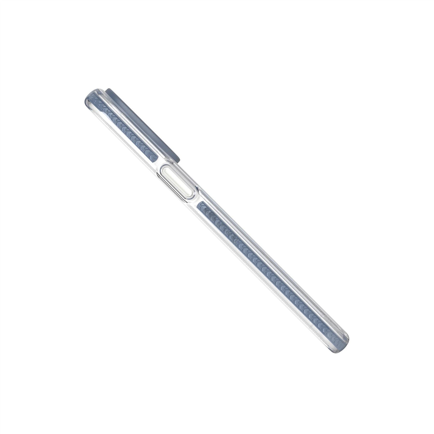 Tech21 EvoCrystal iPhone 14 Pro Max Handyhülle Steel Blue MagSafe