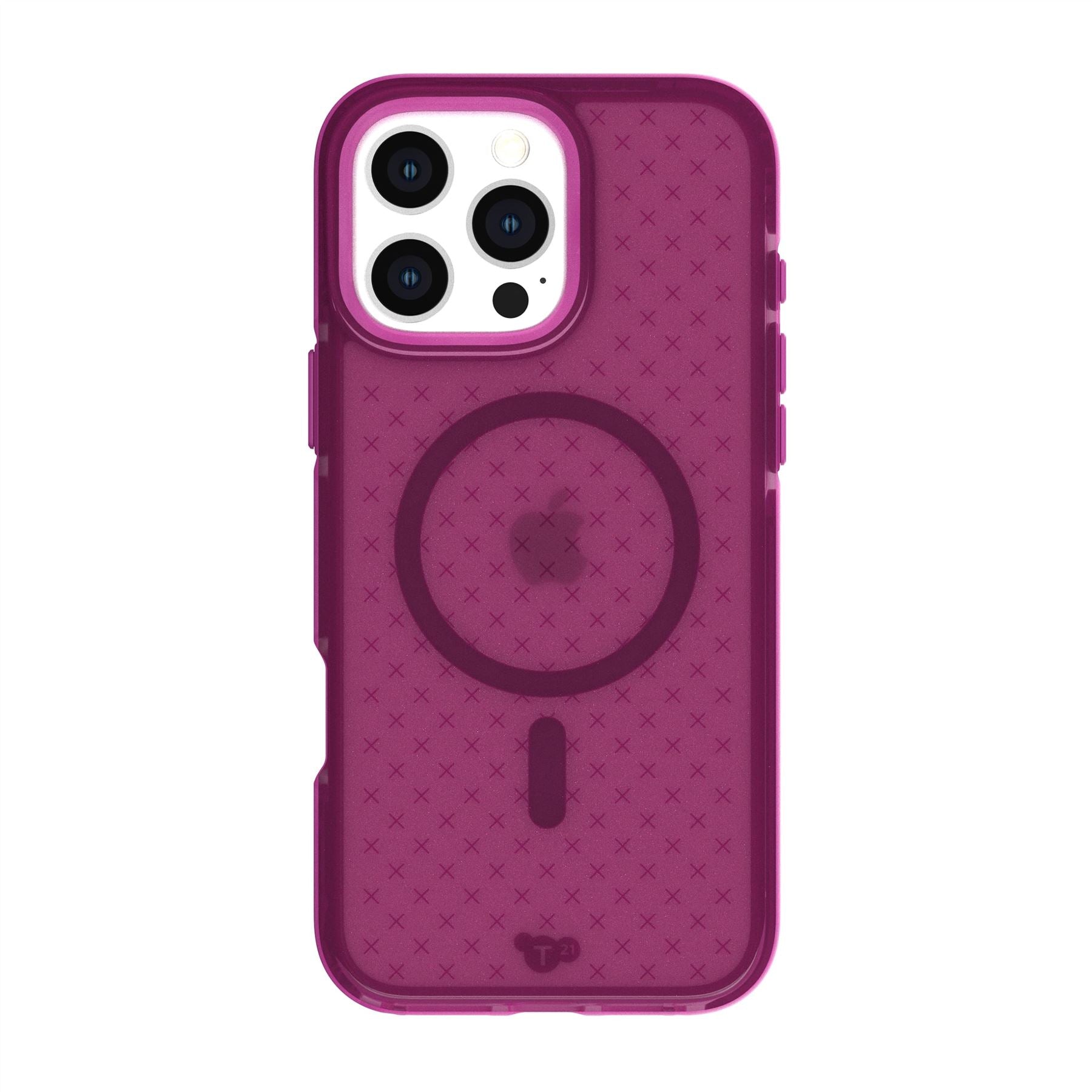 Tech21 EvoCheck iPhone 16 Pro Max Hülle Plum MagSafe