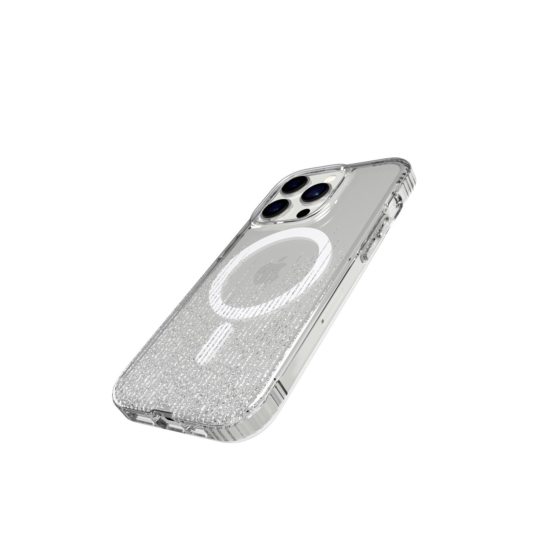 Tech21 EvoArt iPhone 14 Pro Handyhülle Sparkle Rain MagSafe