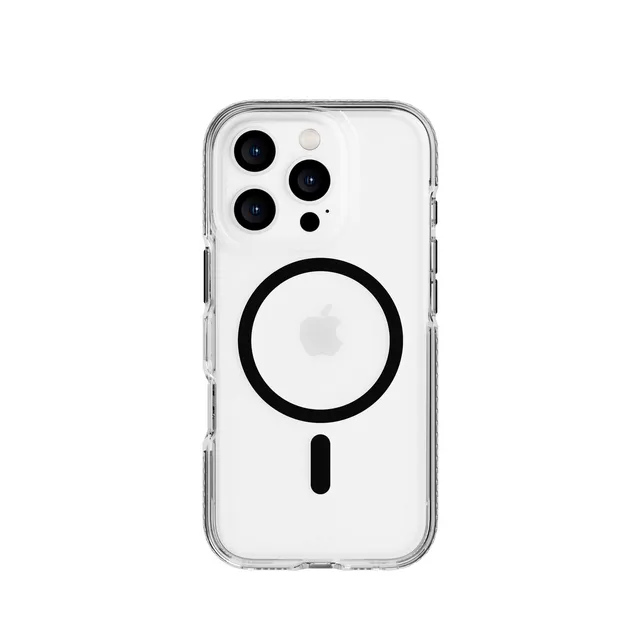 Tech21 EvoCrystal iPhone 16 Pro Hülle MagSafe Black Klarschutz
