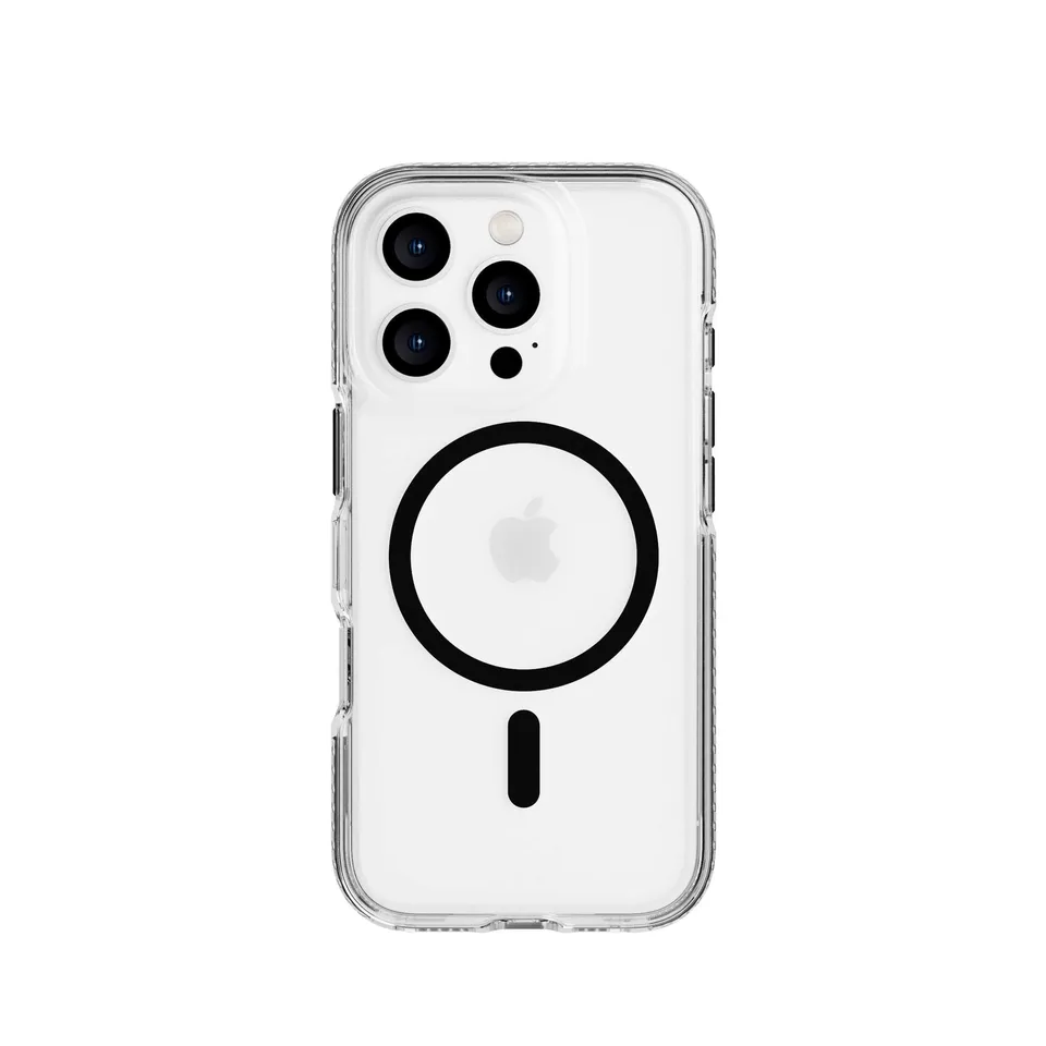 Tech21 EvoCrystal iPhone 16 Pro Hülle MagSafe Black Klarschutz