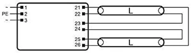 ams OSRAM POWERTRONIC QT-FIT8 2x58 EVG 220-240V non-DIM