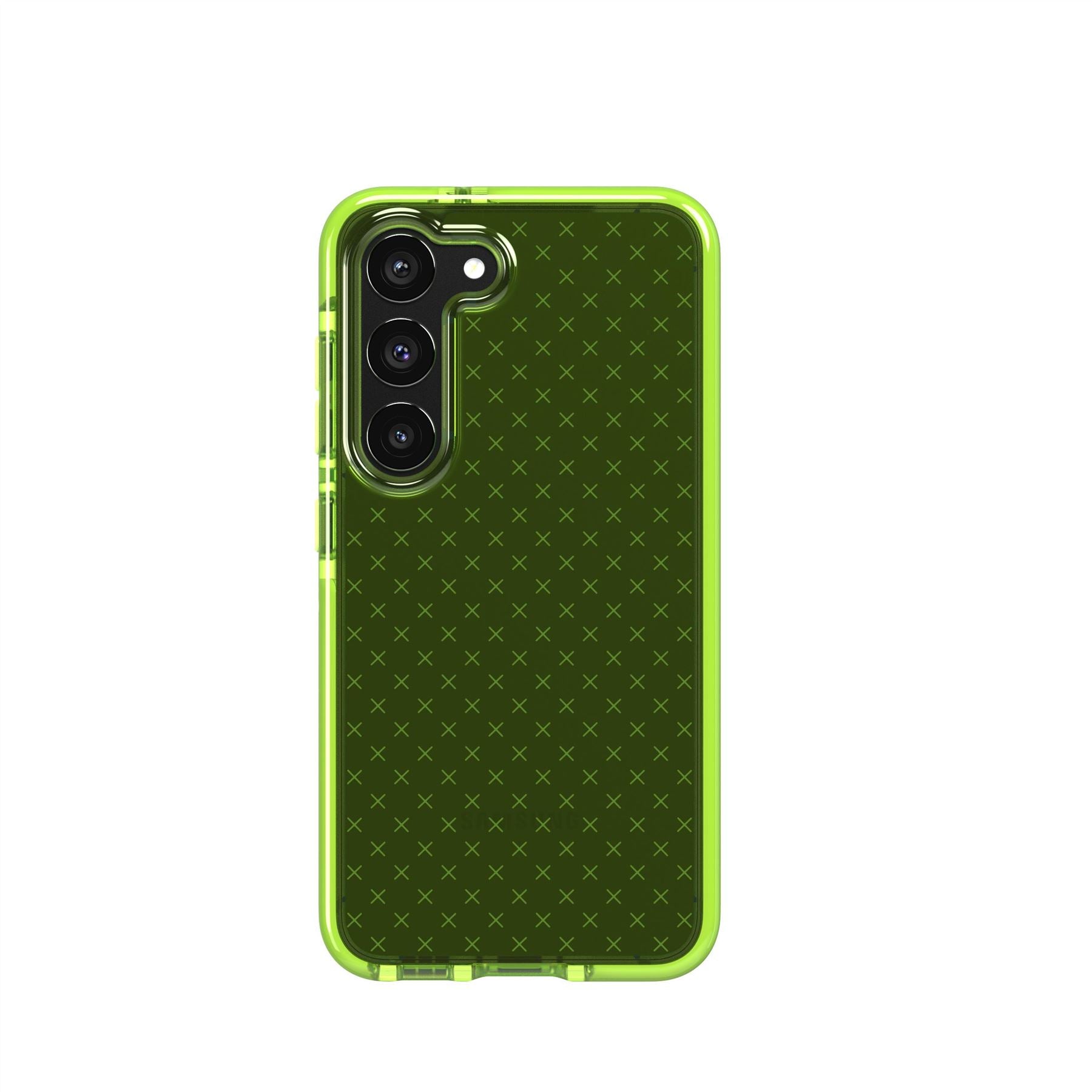 Tech21 EvoCheck Galaxy S23 Handyhülle Lime 4,9m Fallschutz