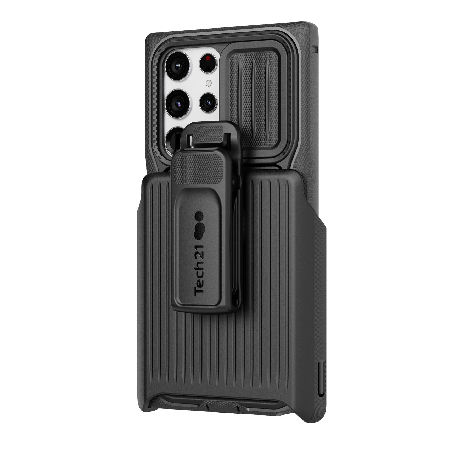 Tech21 EvoMax Galaxy S22 Ultra Handyhülle Schwarz mit Holster