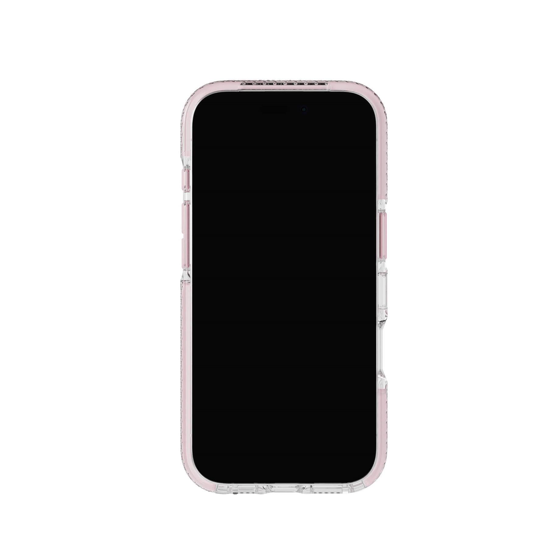 Tech21 EvoCrystal MagSafe iPhone 16 Pro Hülle Clear/Pink stoßfest