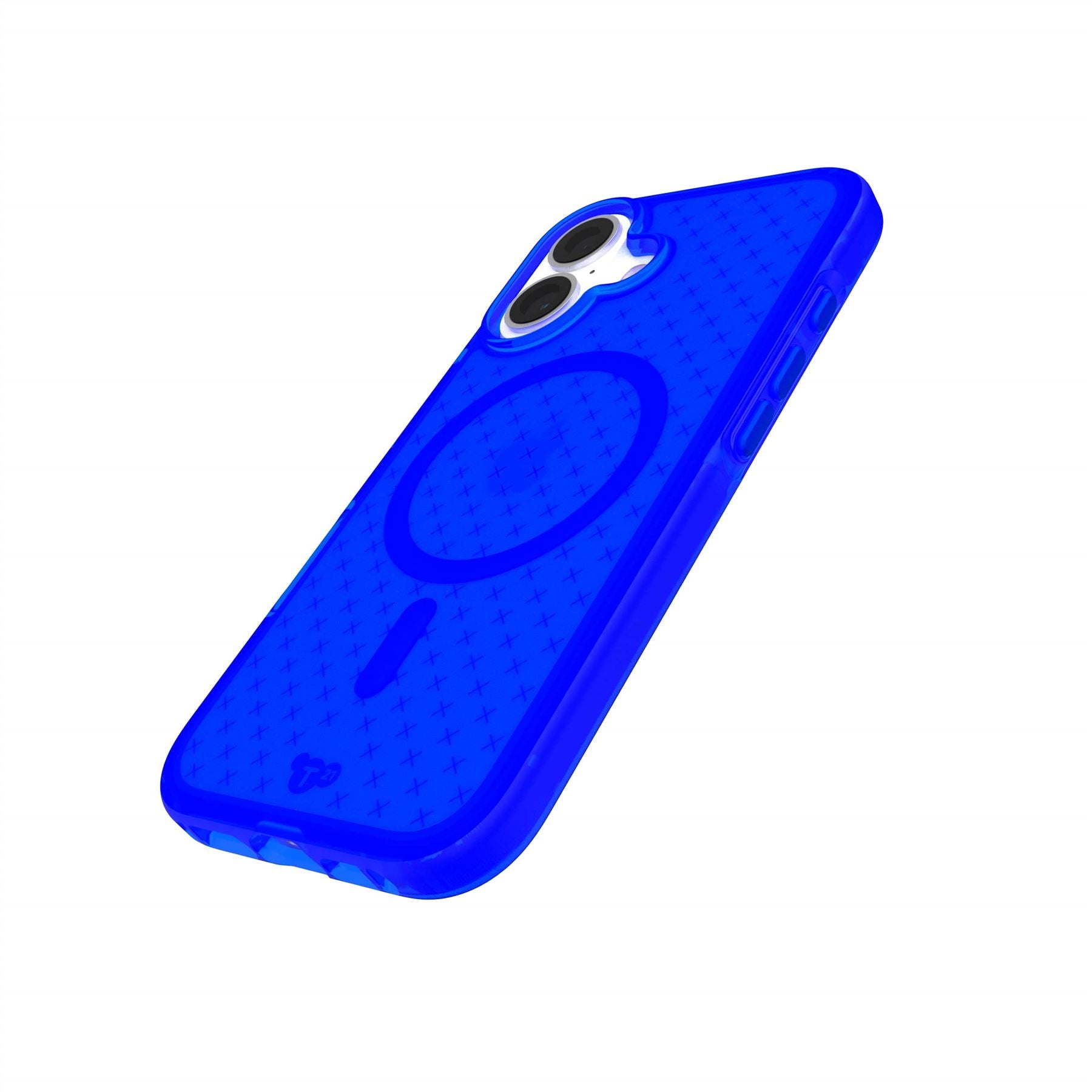 Tech21 EvoCheck iPhone 16 Handyhülle Cobalt Blue MagSafe