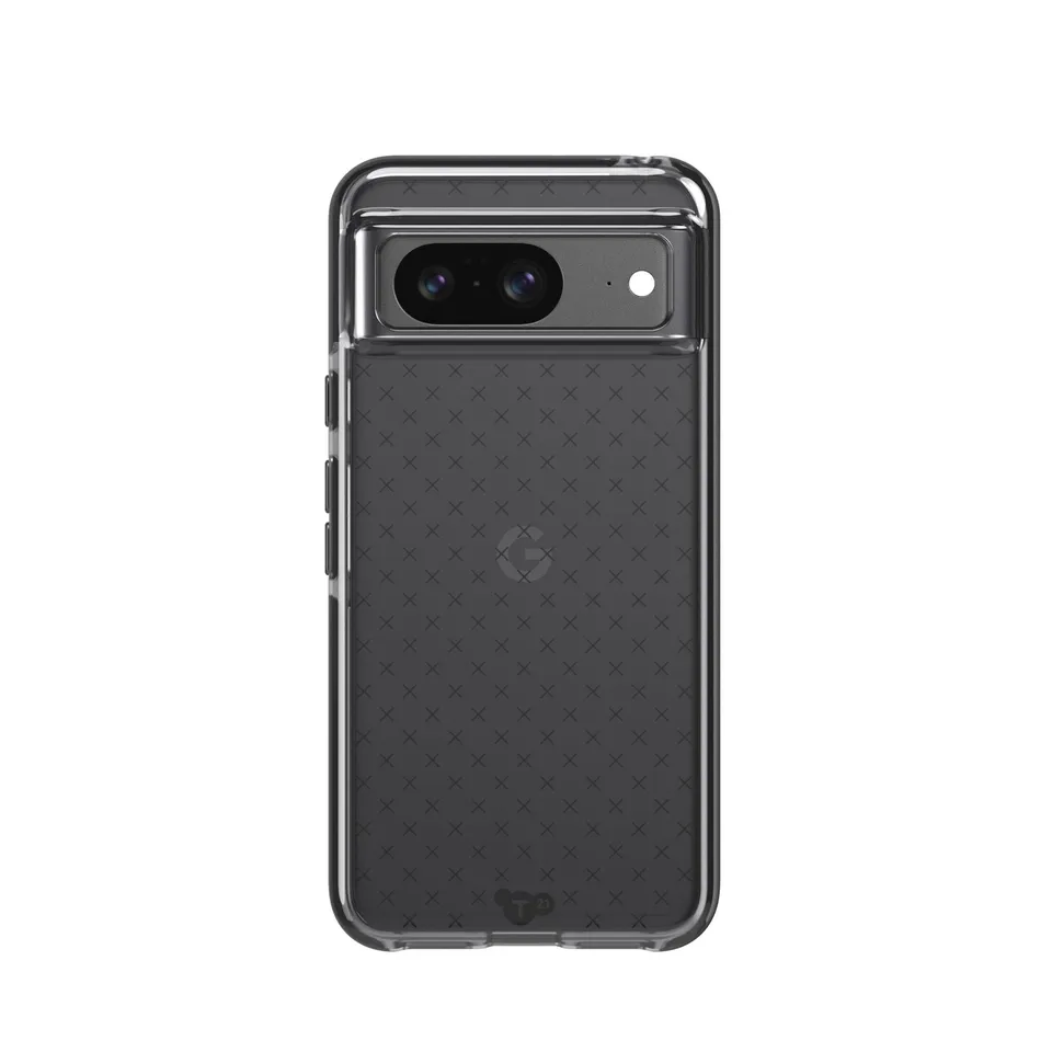 Tech21 Evo Check Pixel 8 Handyhülle Smokey Black stoßfest