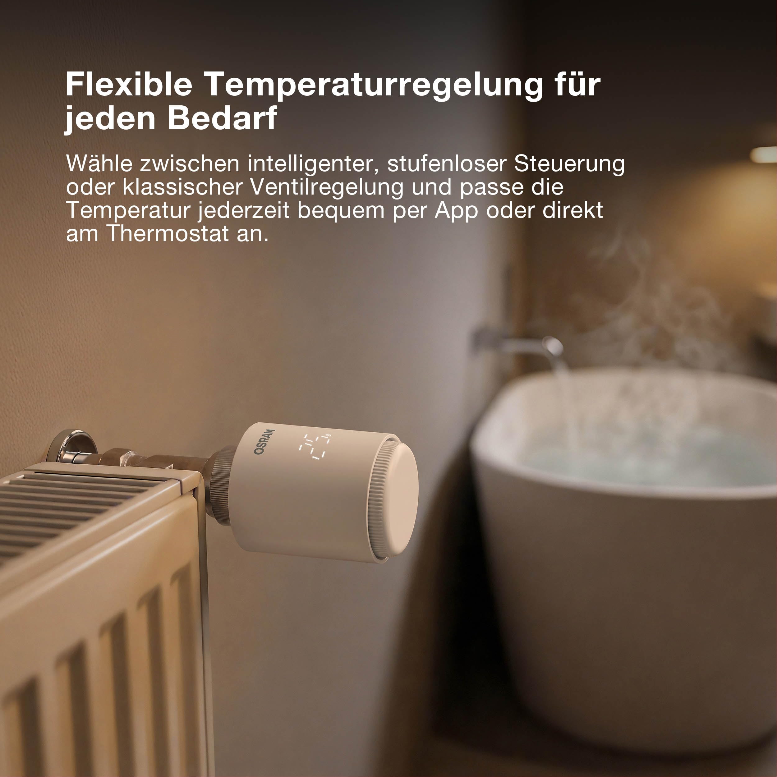 ams OSRAM SMART+ Radiator Thermostat Gen2 WiFi 3er Pack