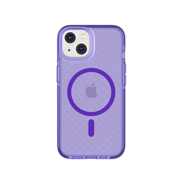 Tech21 EvoCheck iPhone 15/14/13 Handyhülle Lila MagSafe