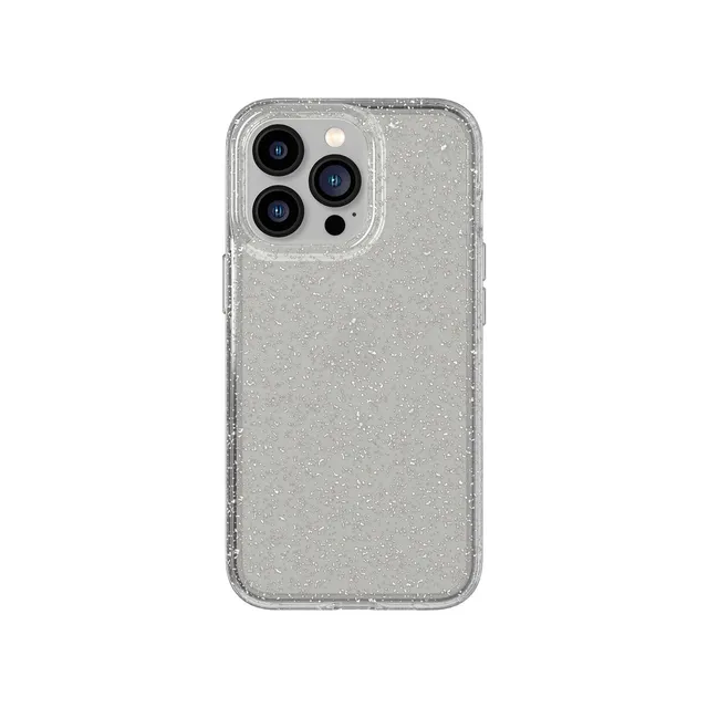 Tech21 EvoSparkle iPhone 13 Pro Hülle Silber Glitzer