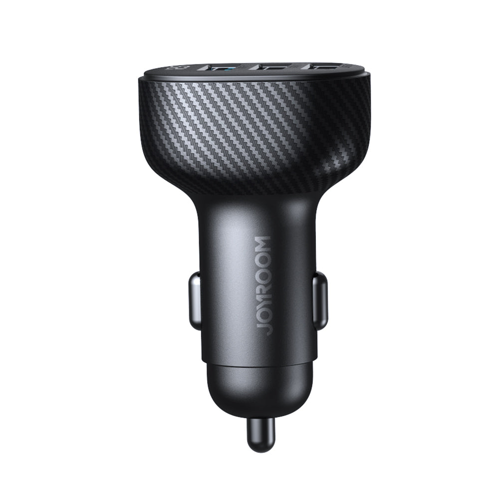 JOYROOM JR-CCD03 Auto Ladegerät 3USB 17W Display Schwarz